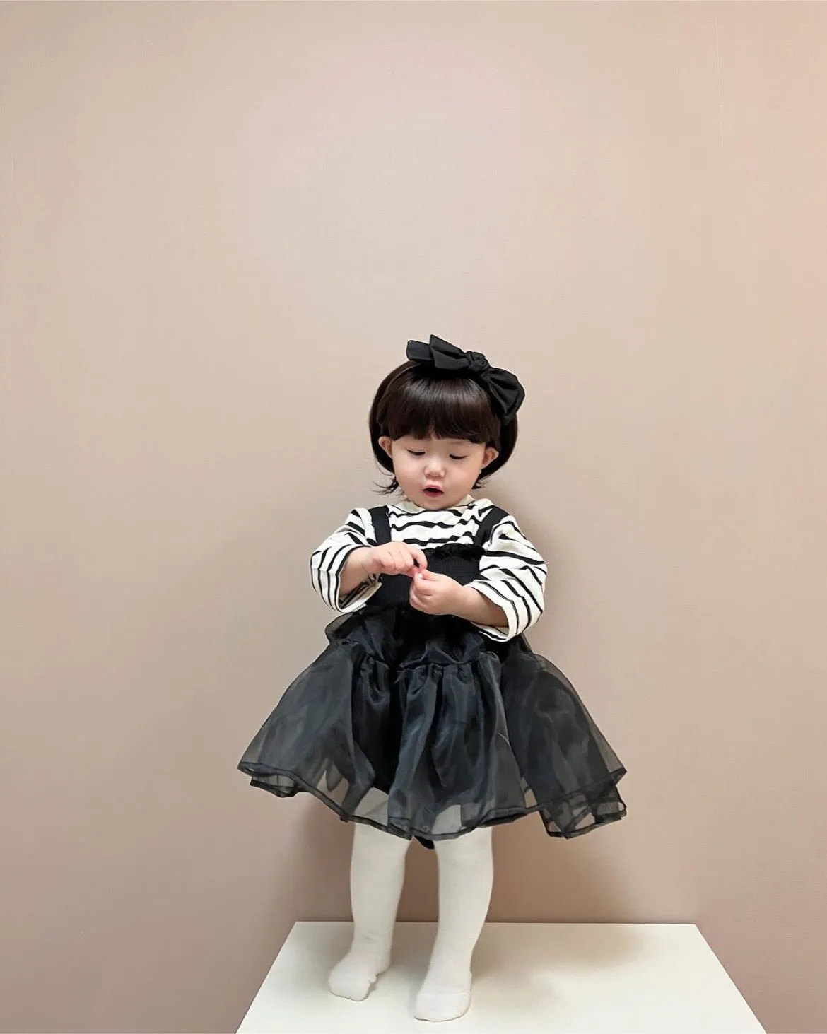 Blossom Dress Romper_Cream