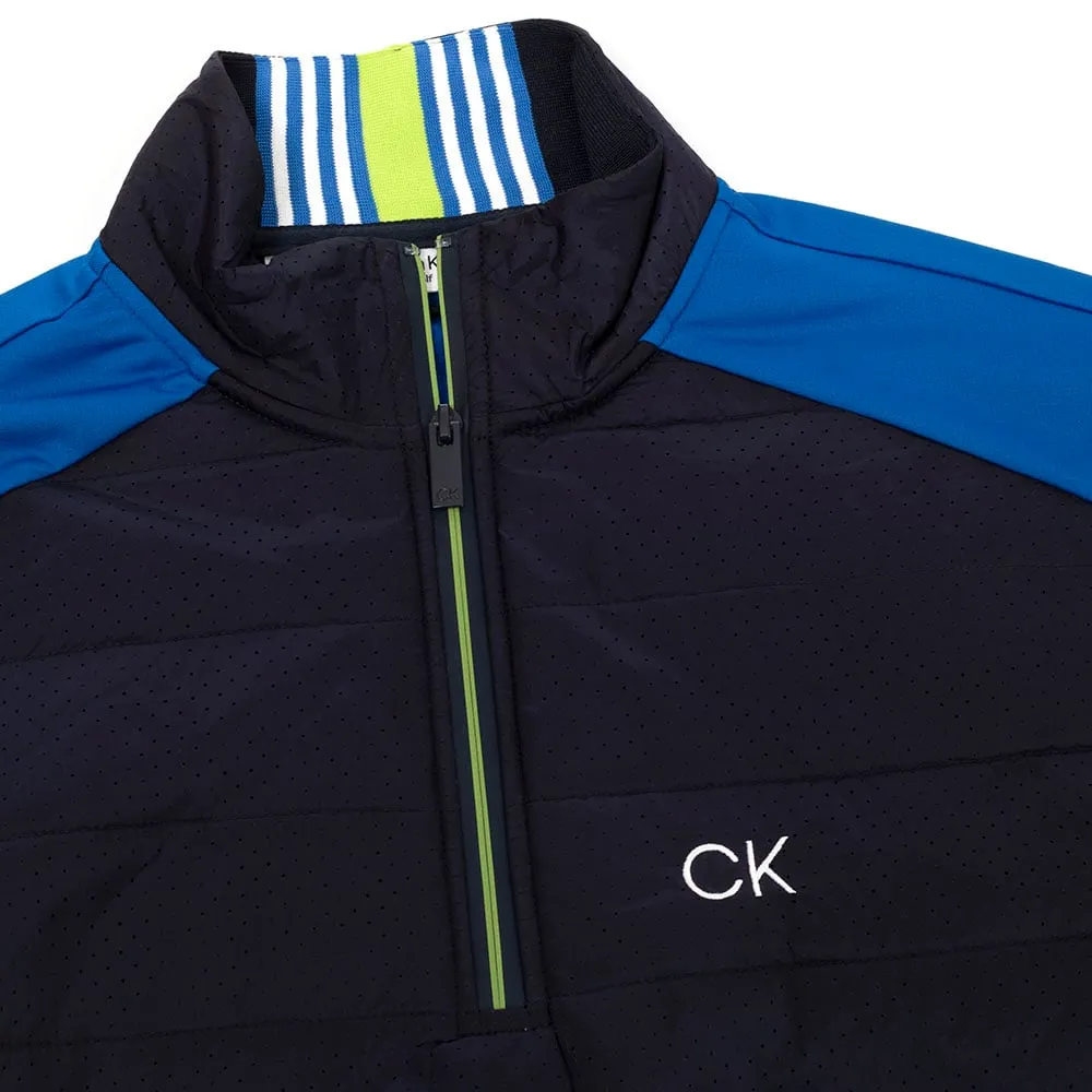 Calvin Klein Forest Lake Half Zip Pullover - Ocean Blue