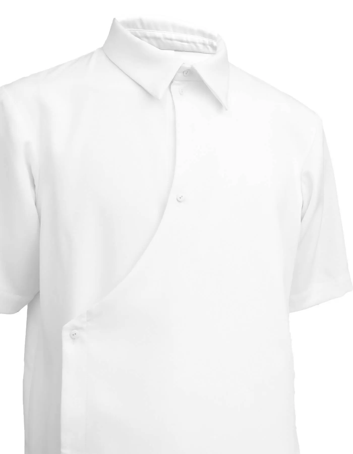 Deconstructed Chef's Uniform Multilayer Shirt