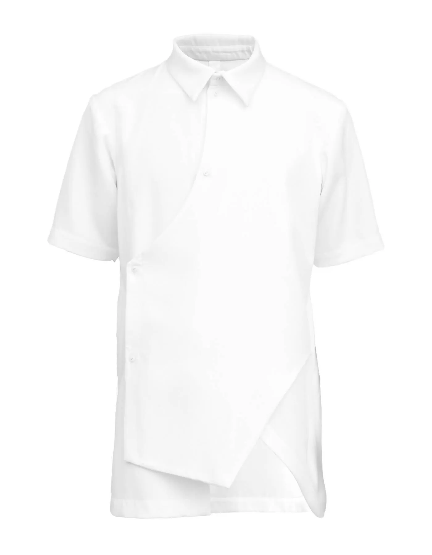 Deconstructed Chef's Uniform Multilayer Shirt