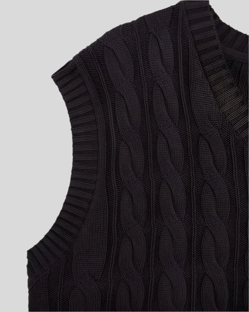 Friends of Feathers Golf Cable Knitted Tank Top