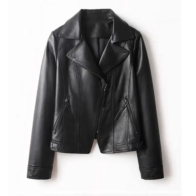 Genuine Leather Jacket Women