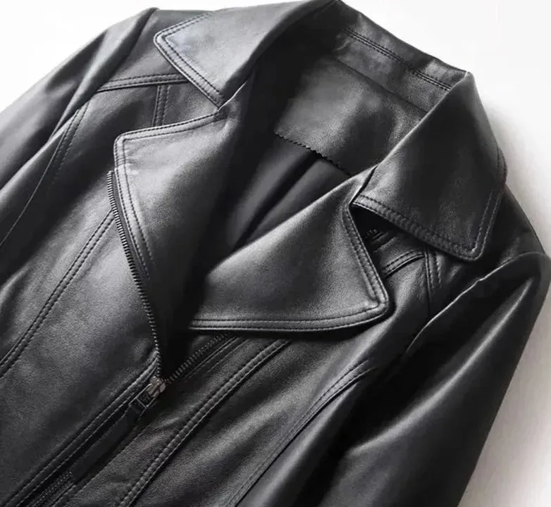 Genuine Leather Jacket Women
