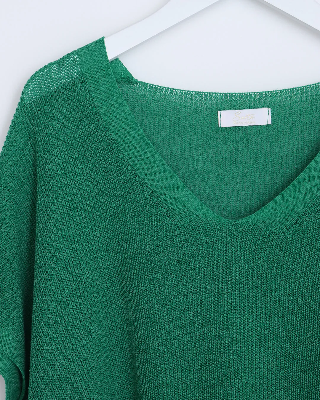 Ingrid V-Neck Tank Top - Green
