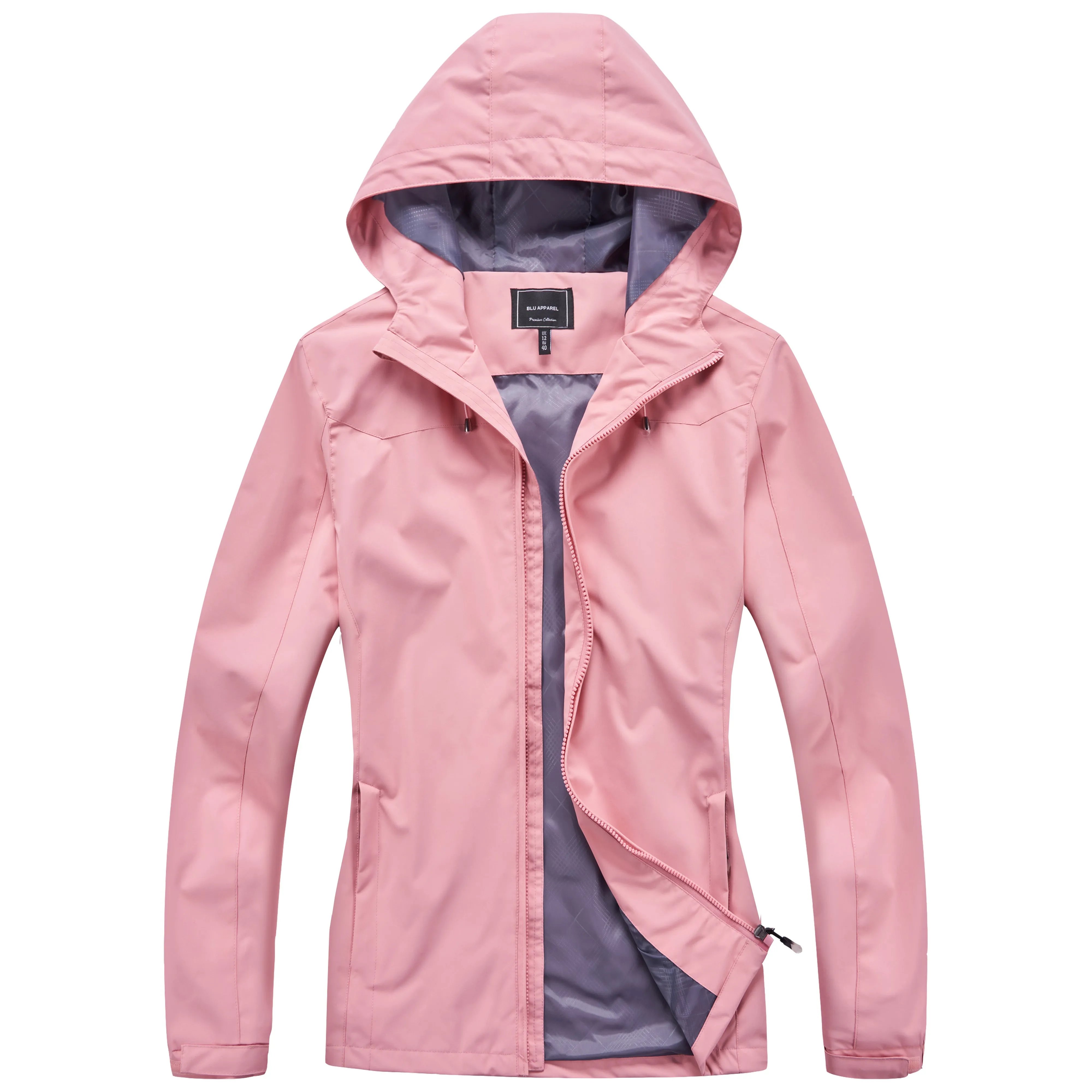 Ladies Waterproof Rain Jacket - Teal