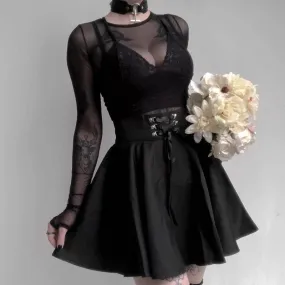 Midnight Guard tale   Skirt Bottom Dark Academia Kawaii Academia Y2K Cottagecore Coquette Fairycore Dollette Princesscore Bottoms