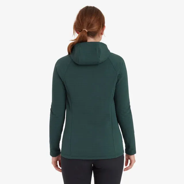 Montane Women's Protium XT Hooded Fleece Jacket - Deep Forest