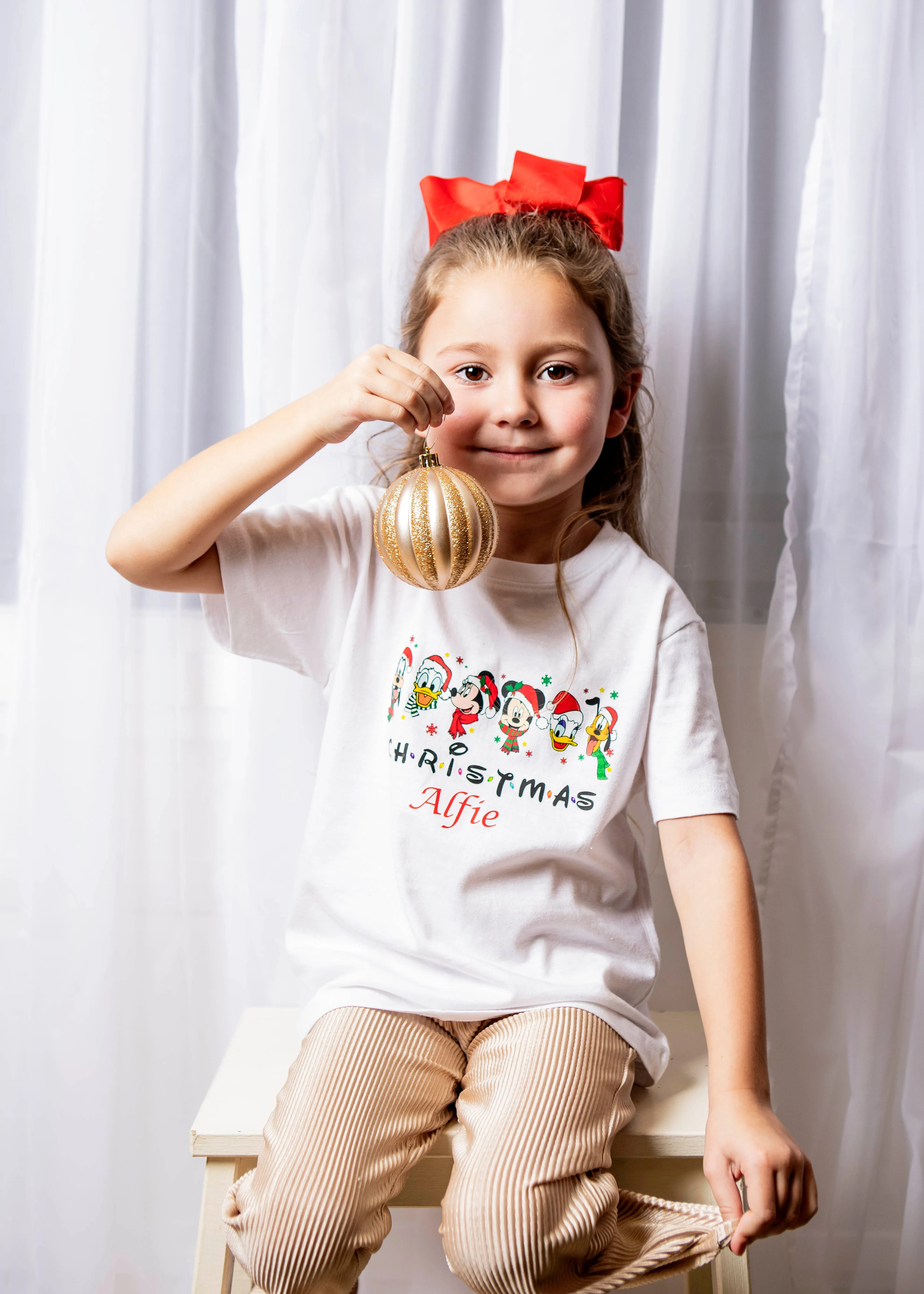 Personalised Christmas Disney t-shirt