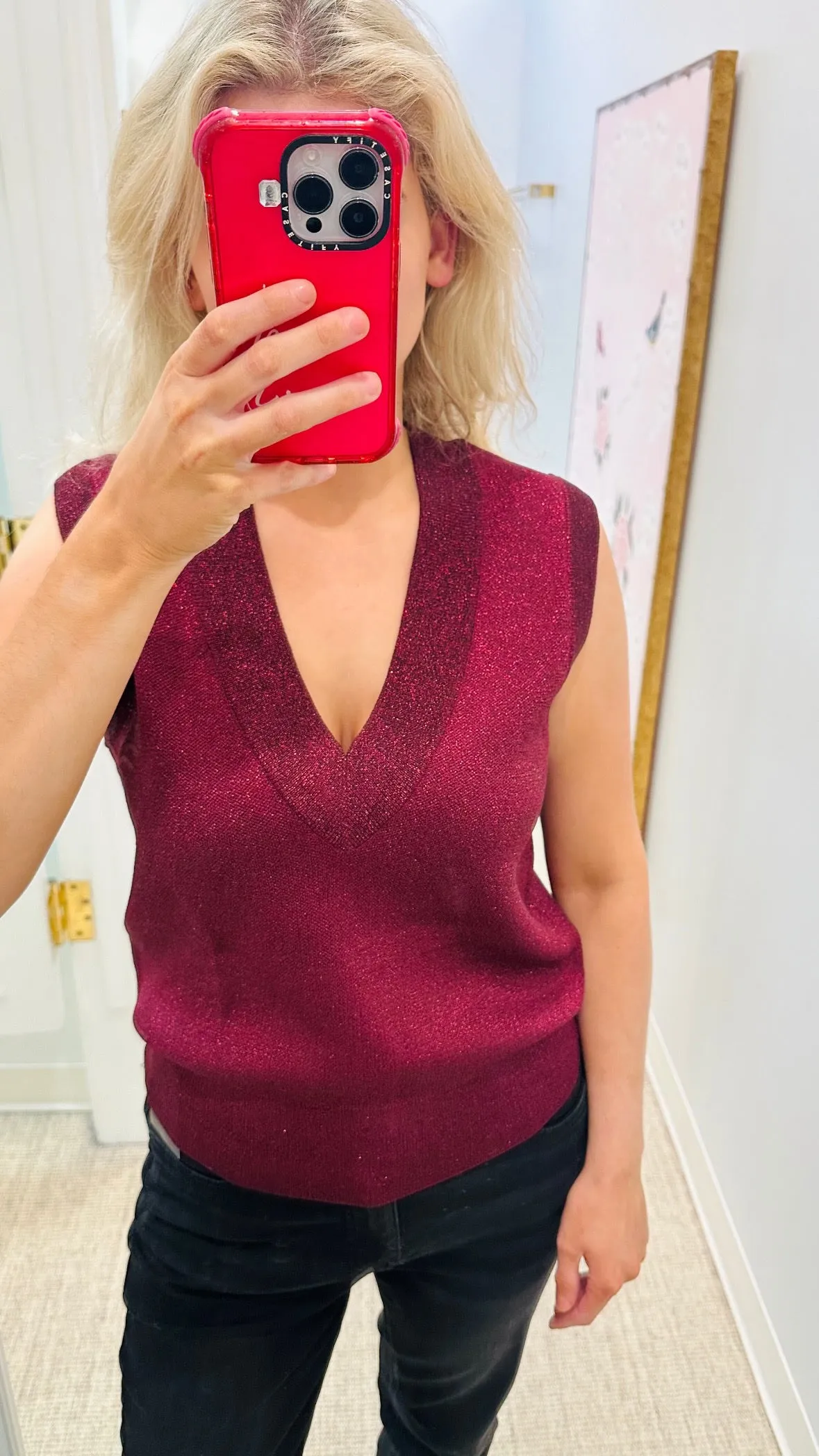 Preppy Vest | Rosso
