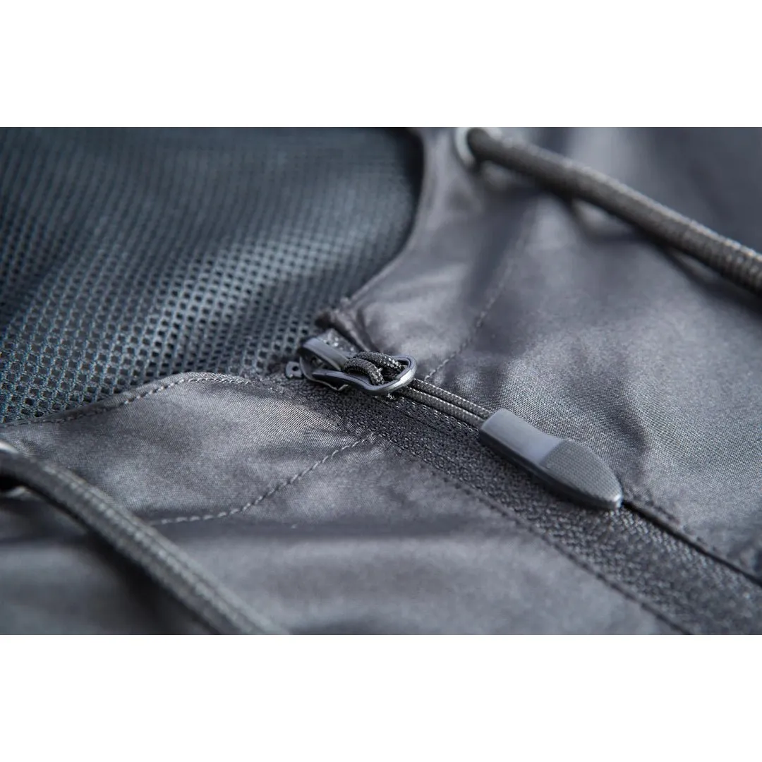 Storm Defender Black-Camo Windbreaker Rain Jacket