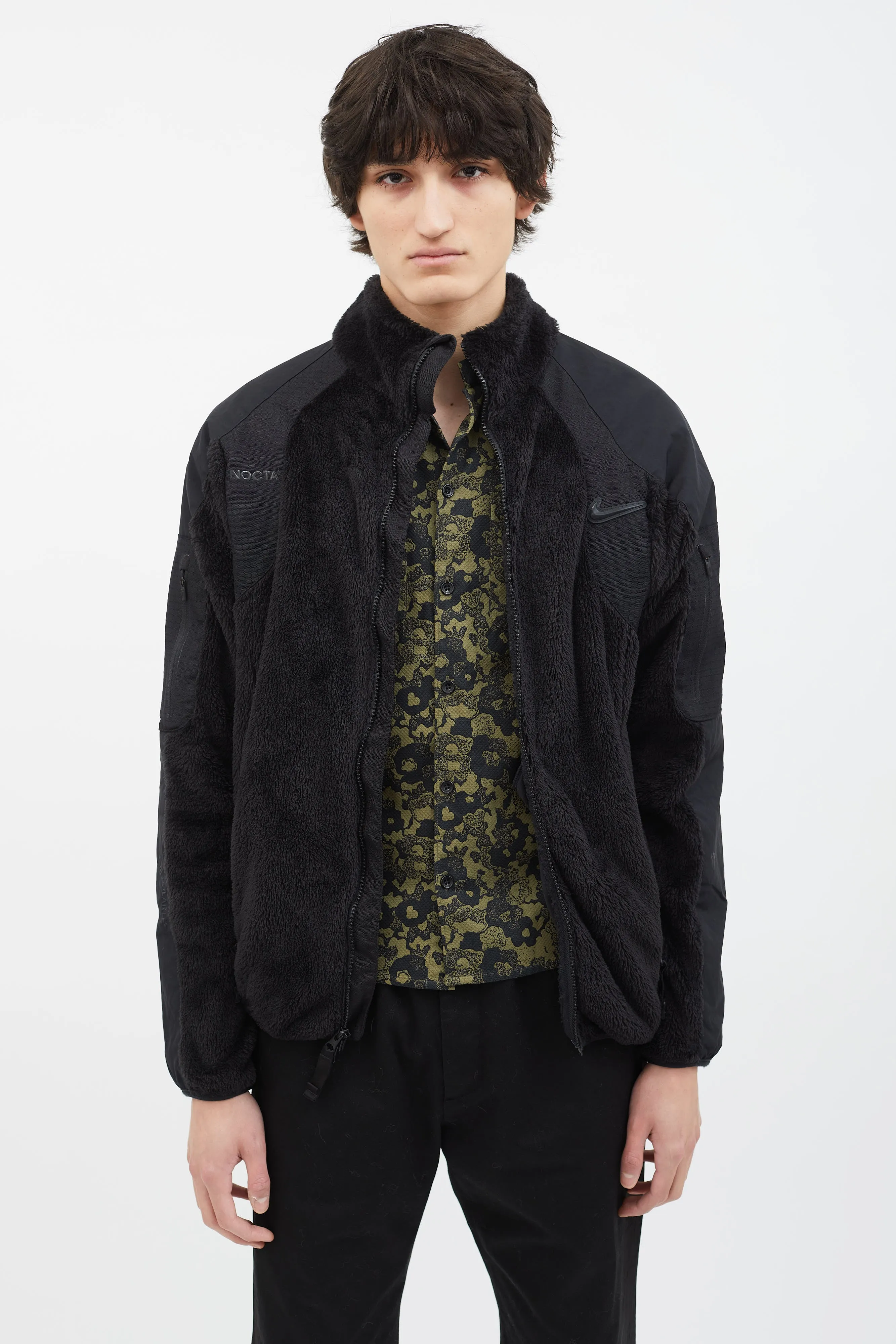 X NOCTA Black Zip Fleece Jacket
