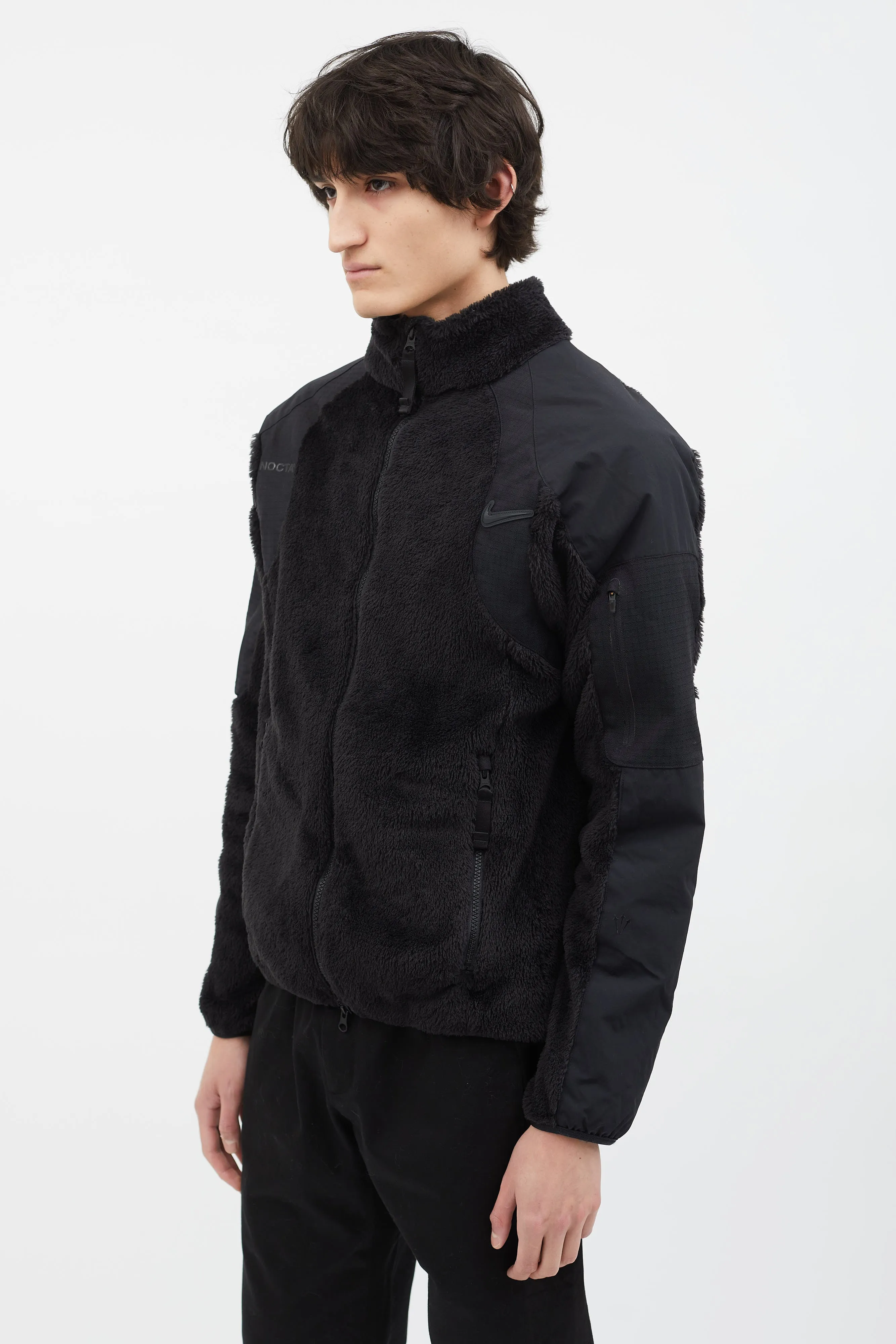 X NOCTA Black Zip Fleece Jacket