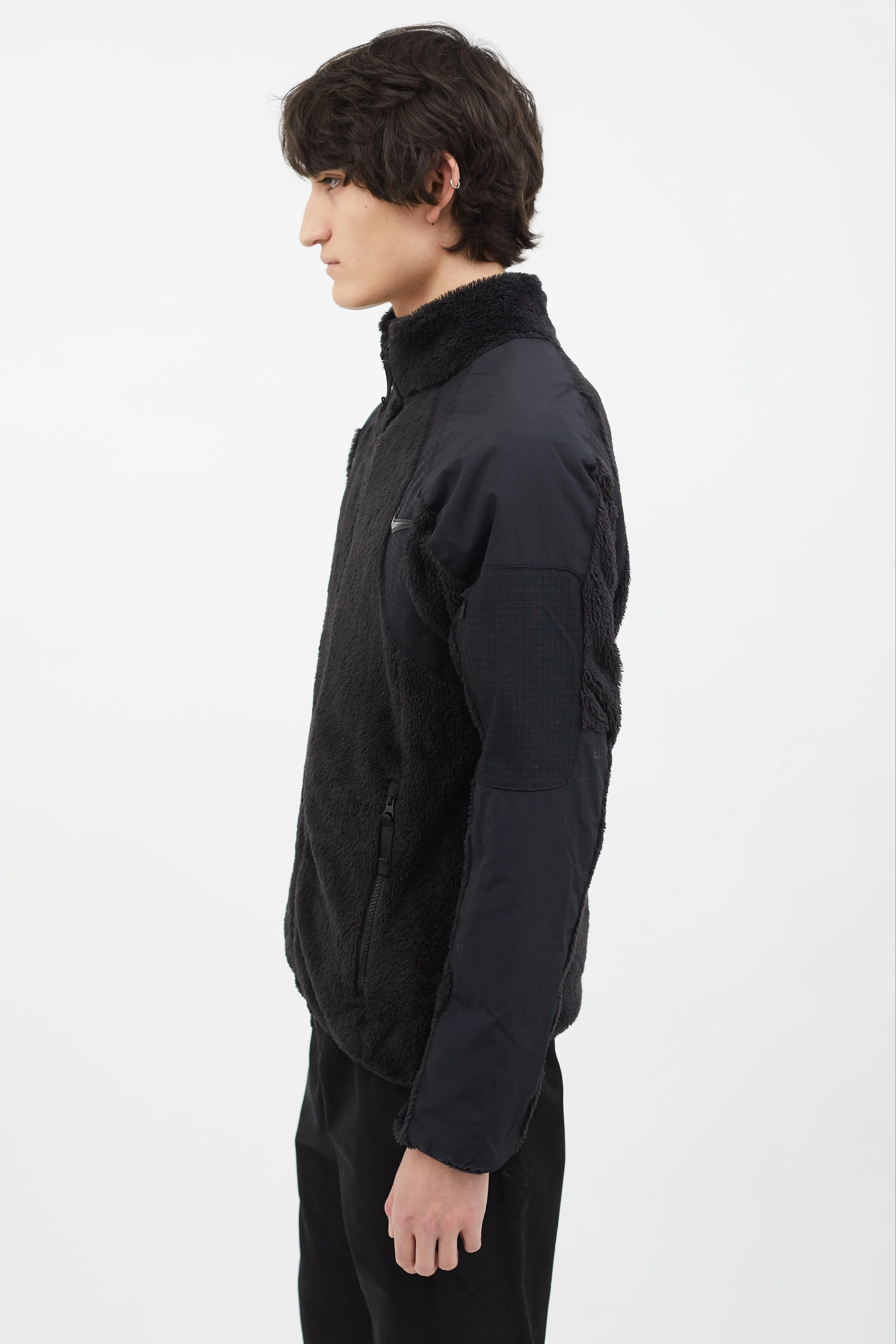 X NOCTA Black Zip Fleece Jacket